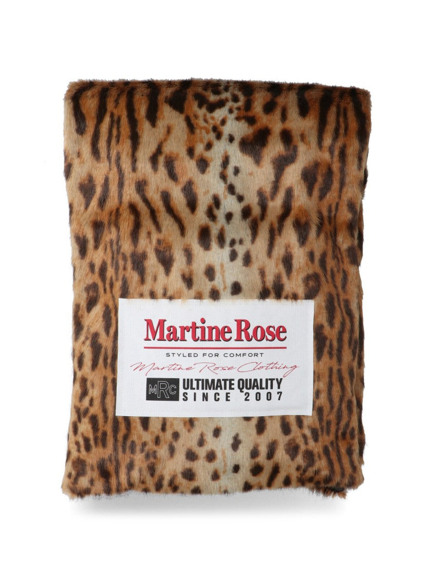 Martine Rose Padded Scarf – Animal Print/Black