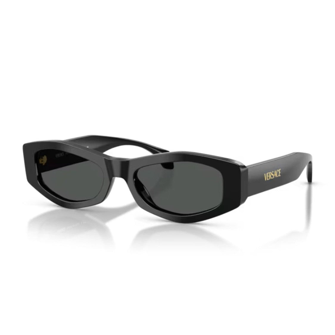 Versace Black Signature 0Ve4487u Acetate Geometric Sunglasses