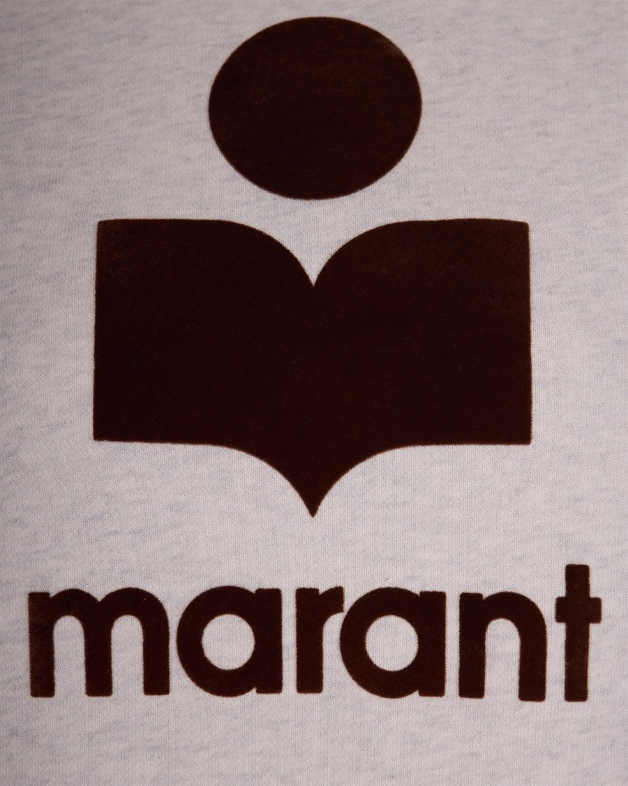 Isabel Marant Étoile Cotton Sweatshirt With Flocked Logo Detail