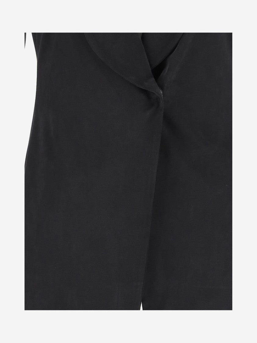 Giorgio Armani Cupro Interlock Jacket