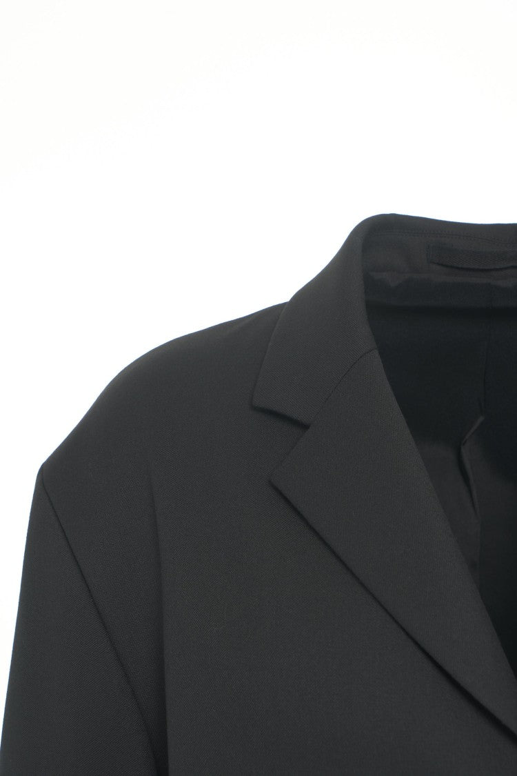 Paolo Pecora Classic Tailored Blazer With Notched Collar And Flap Pockets