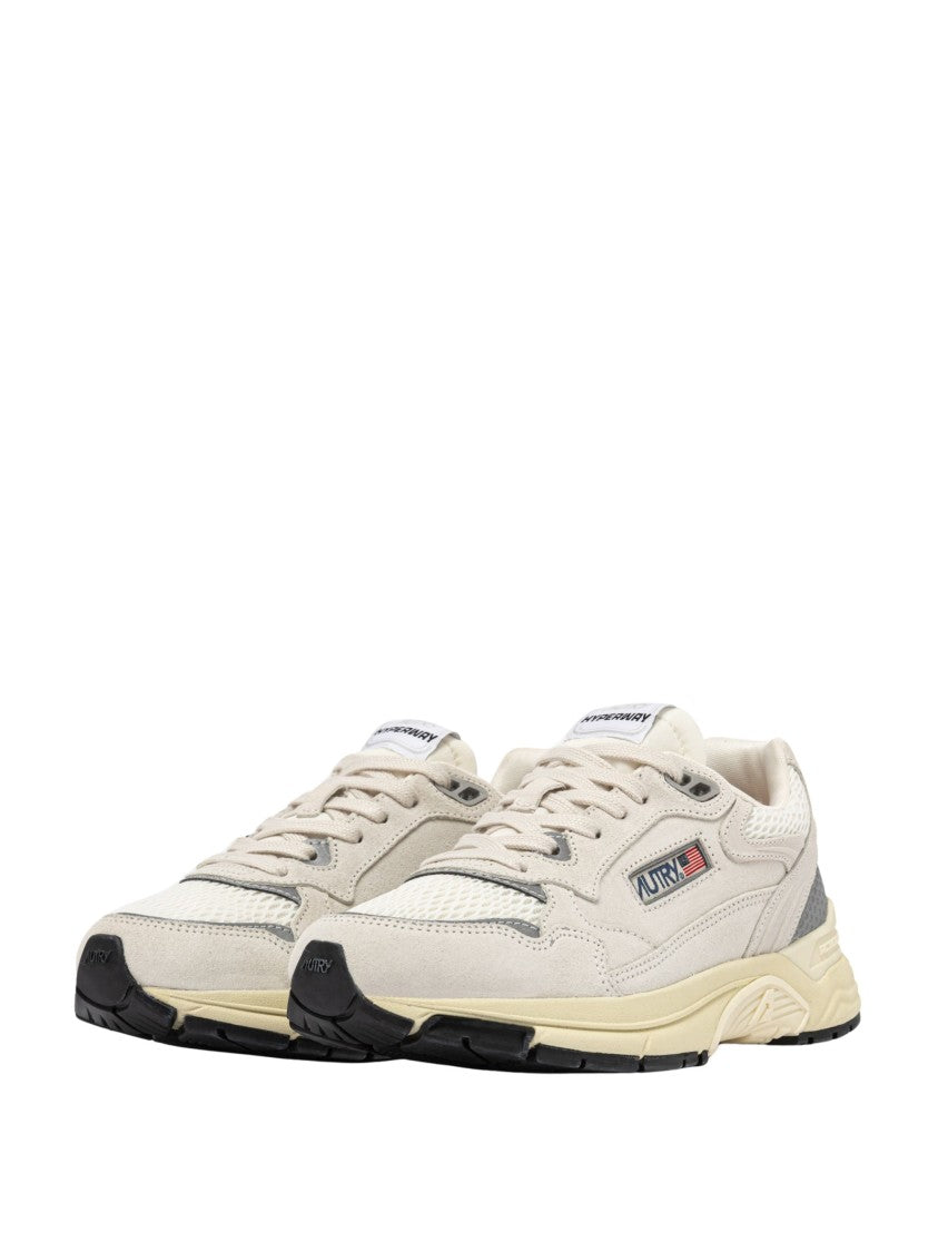 Autry White Low-Top Mesh Sneakers