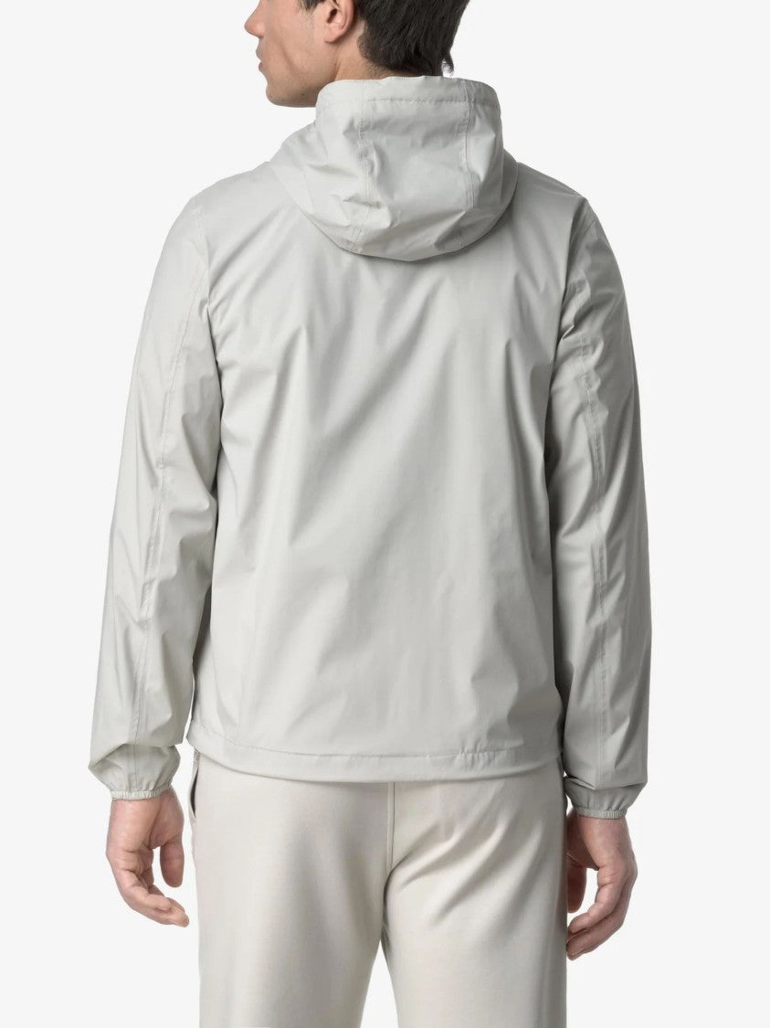 K-Way Smooth Stretch Nylon Hooded Jacket