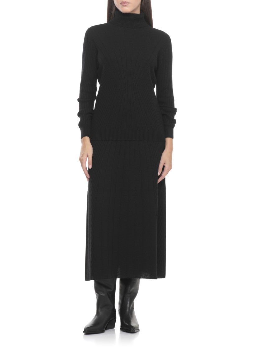 D. Exterior Black Cashmere Blend Sweater