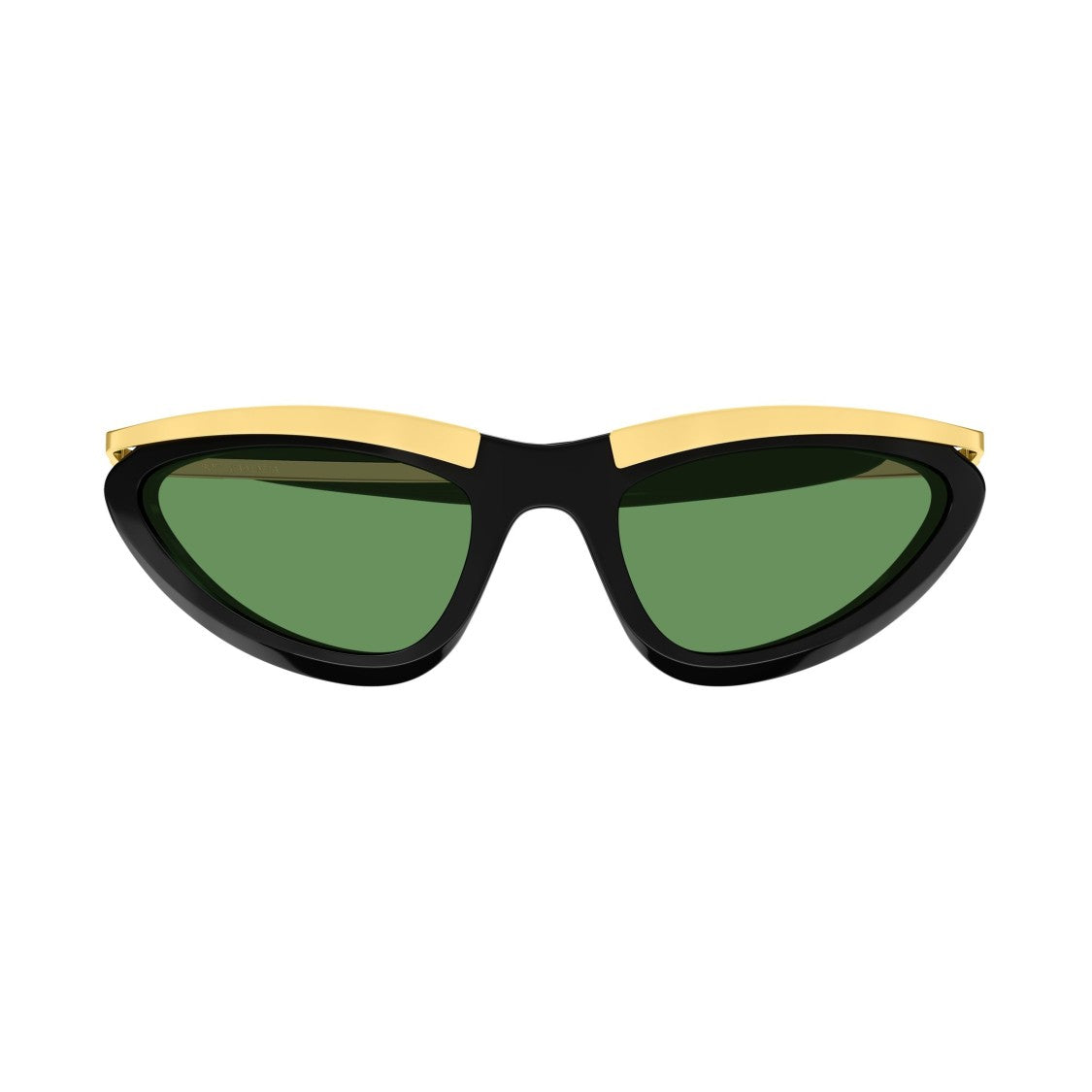 Bottega Veneta Black Bv1477s Gold Accent Cat-Eye Sunglasses