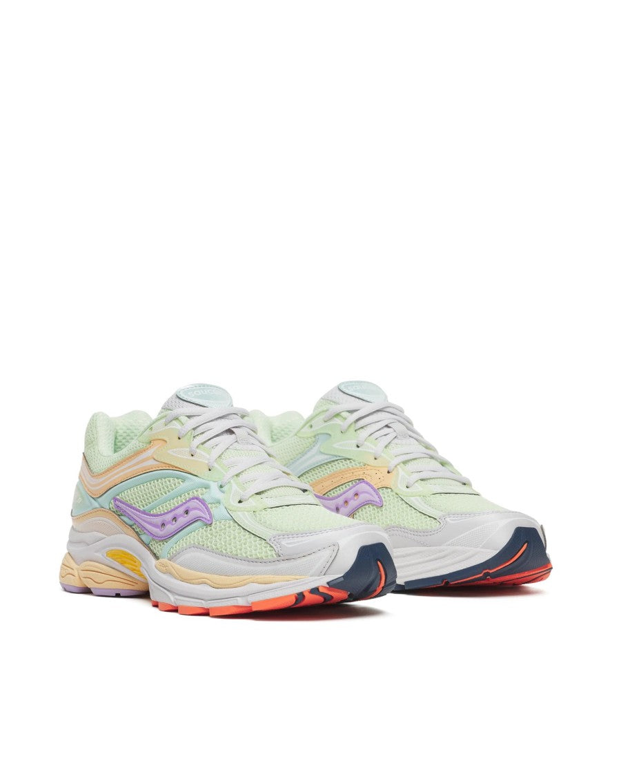 Saucony Sporty Sneakers With Progrid Technology And Pastel Overlays