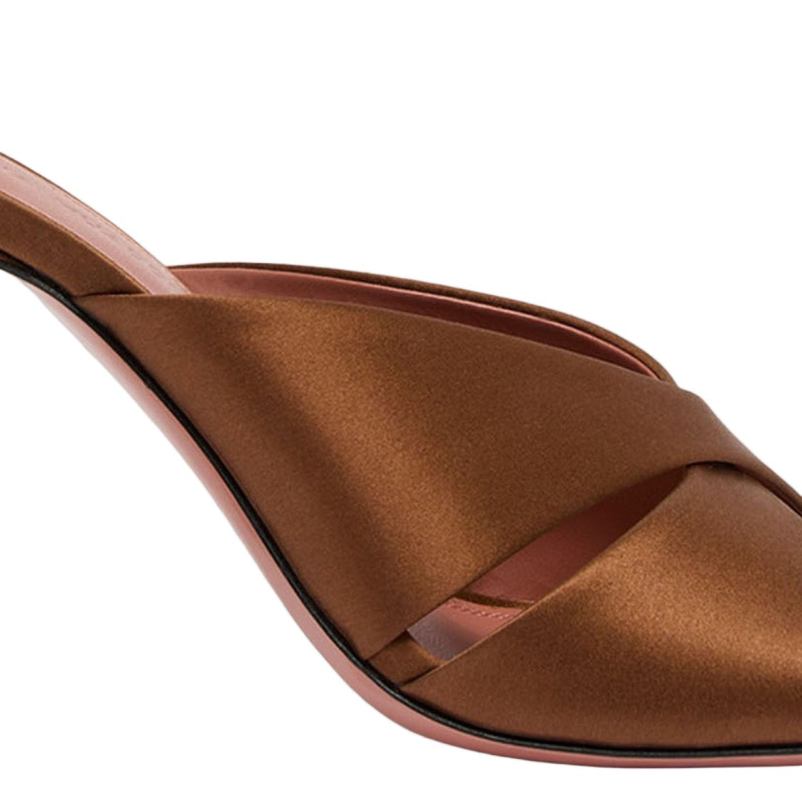 Amina Muaddi Salma Satin Sandals