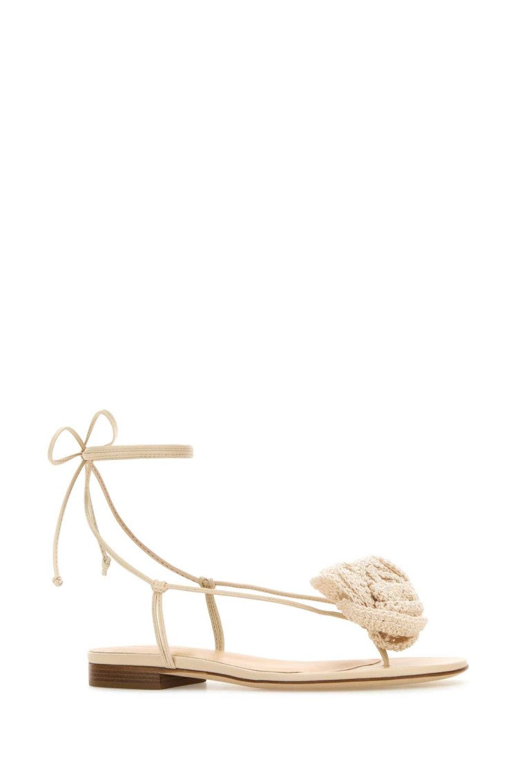 Magda Butrym Ivory Leather Sandals