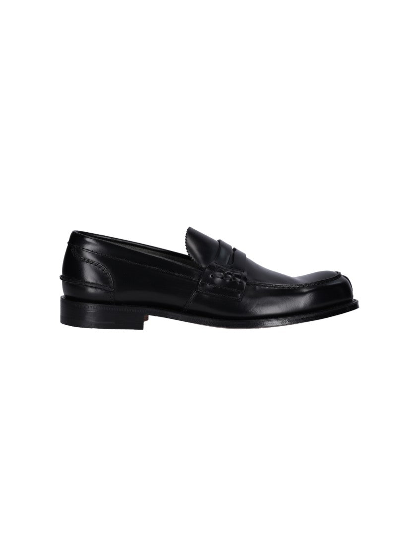 Church's Moccasins With Serrated Mask Detail And Leather Sole