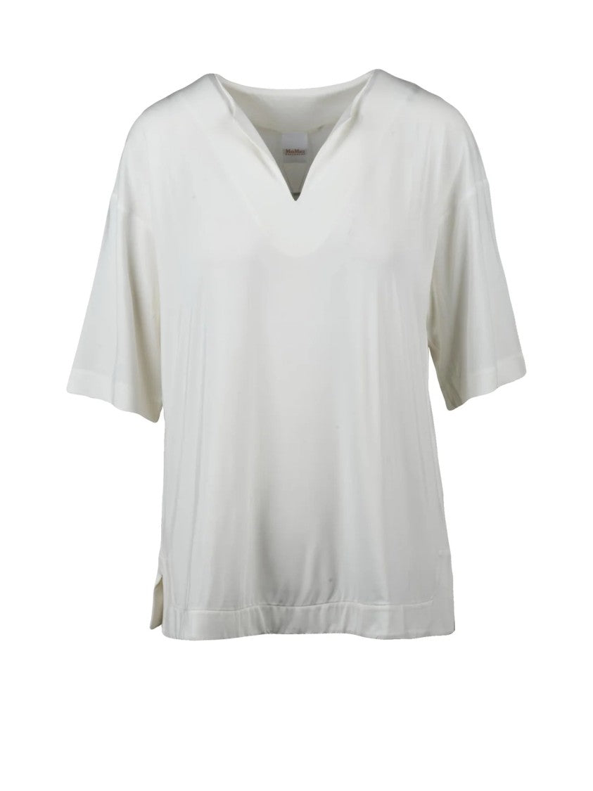 Max Mara White Viscose Blouse