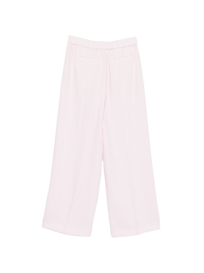 Boss High-Waisted Cropped Palazzo Pants