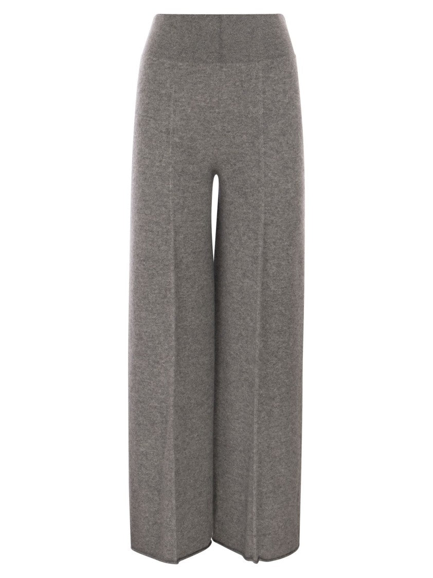 Vanisé Twist - Cashmere Wide-Leg Trousers