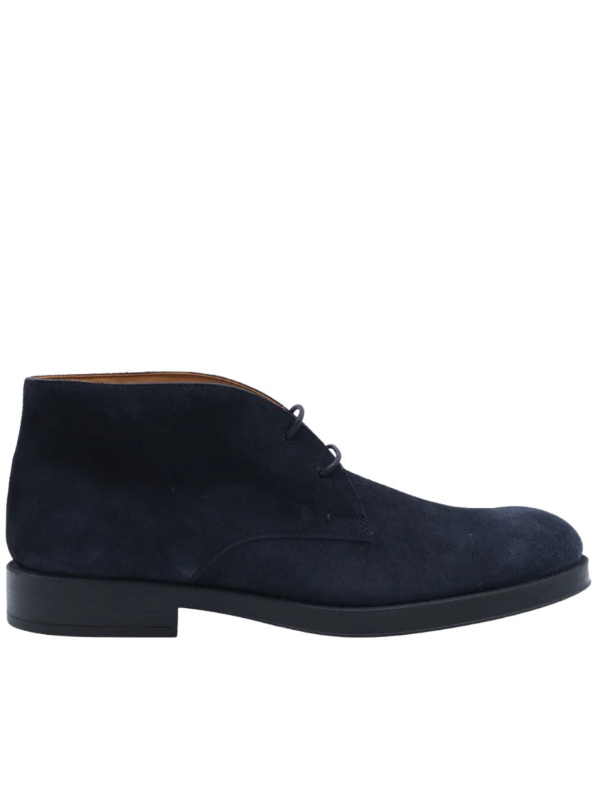Tod's Polacco Formale Gomma Suede Loafers