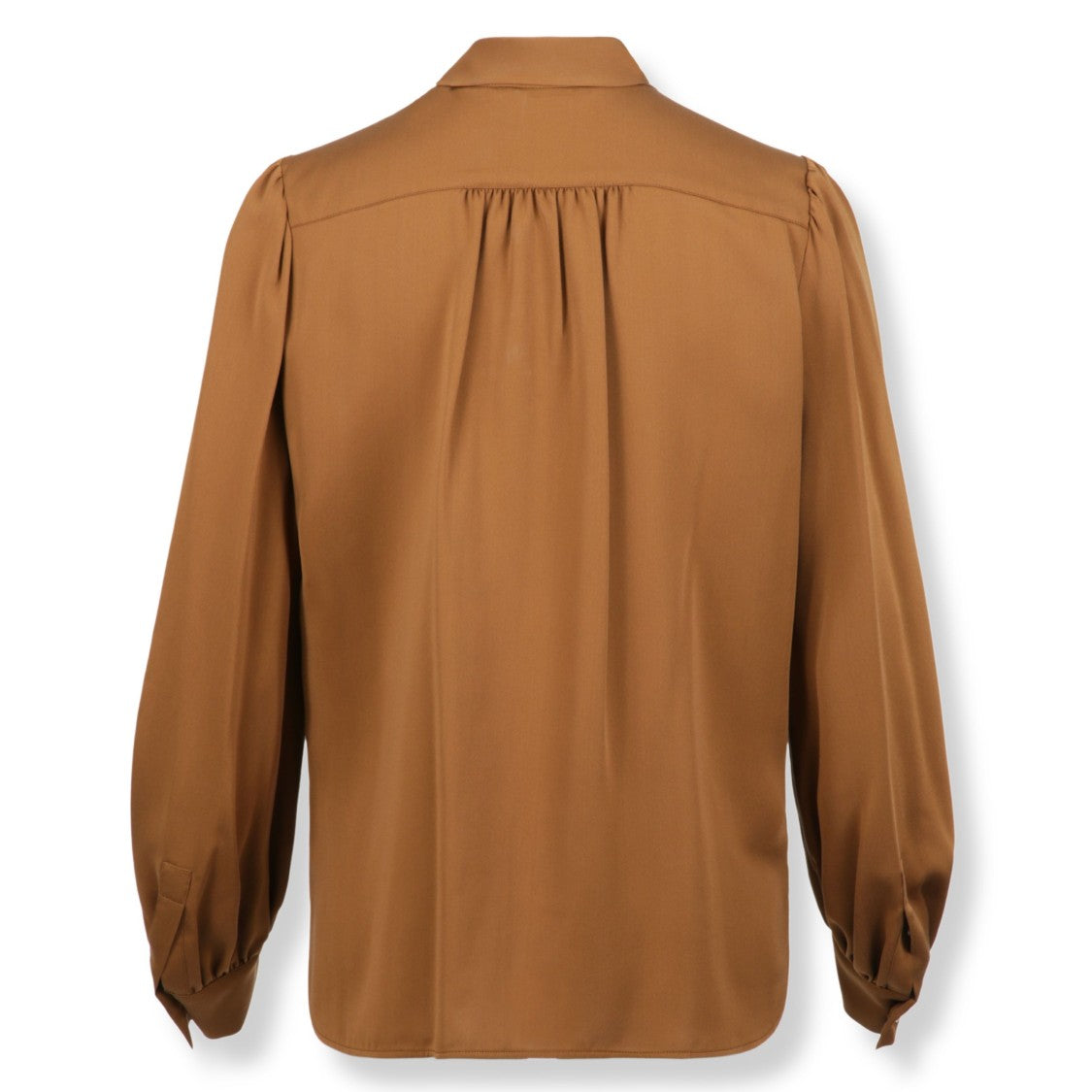 Max Mara Melania Scarf-Collar Long-Sleeved Shirt