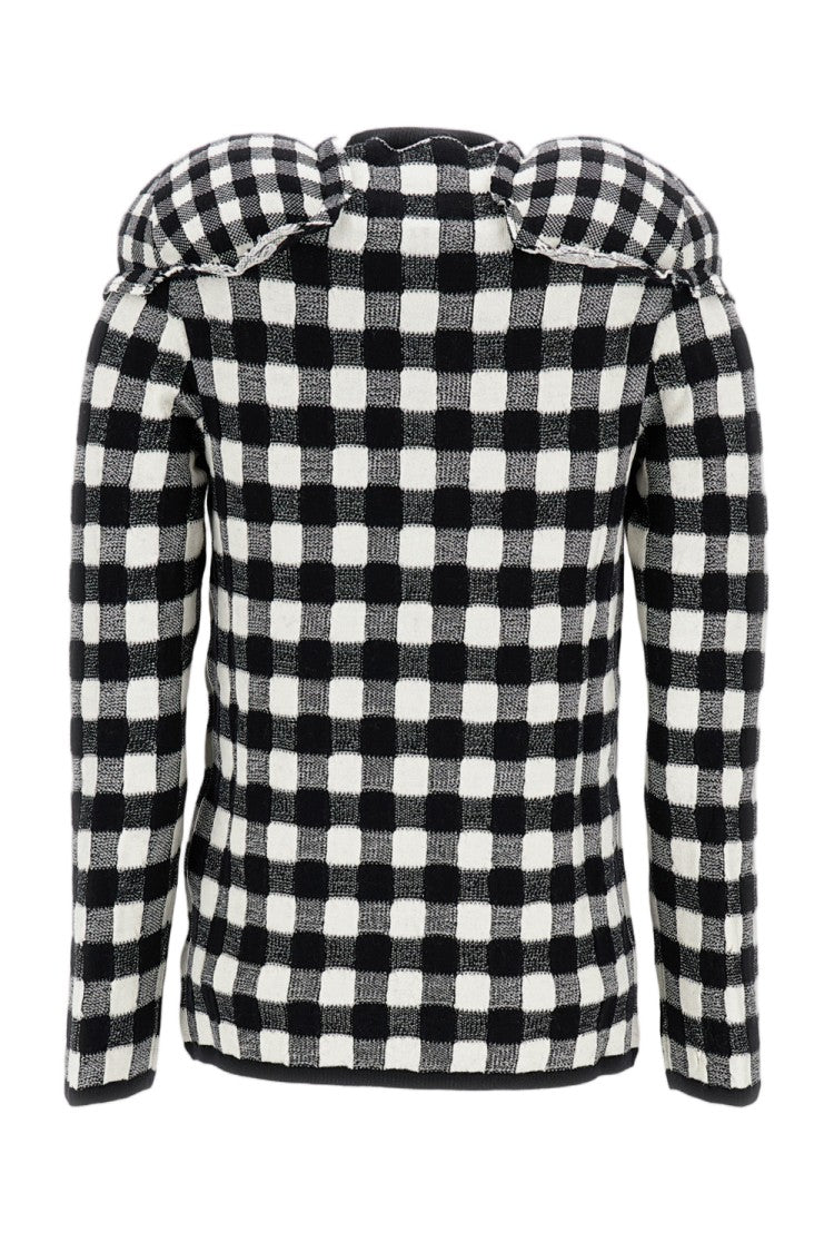 Comme Des Garçons Wool Sweater With Padded Shoulders