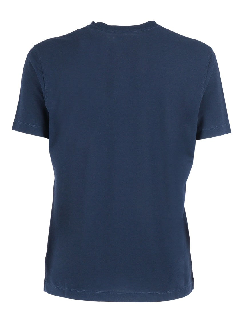 Slowear Zanone Blue T-Shirt Mc T-Shirt