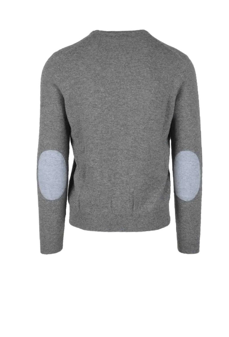 Malo Optimum Wool Cashmere Sweater - Grey