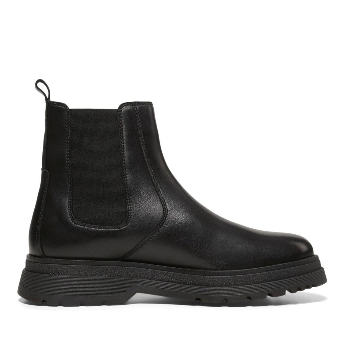 Marc O'polo Black Martin 12A Leather Chunky Sole Boots