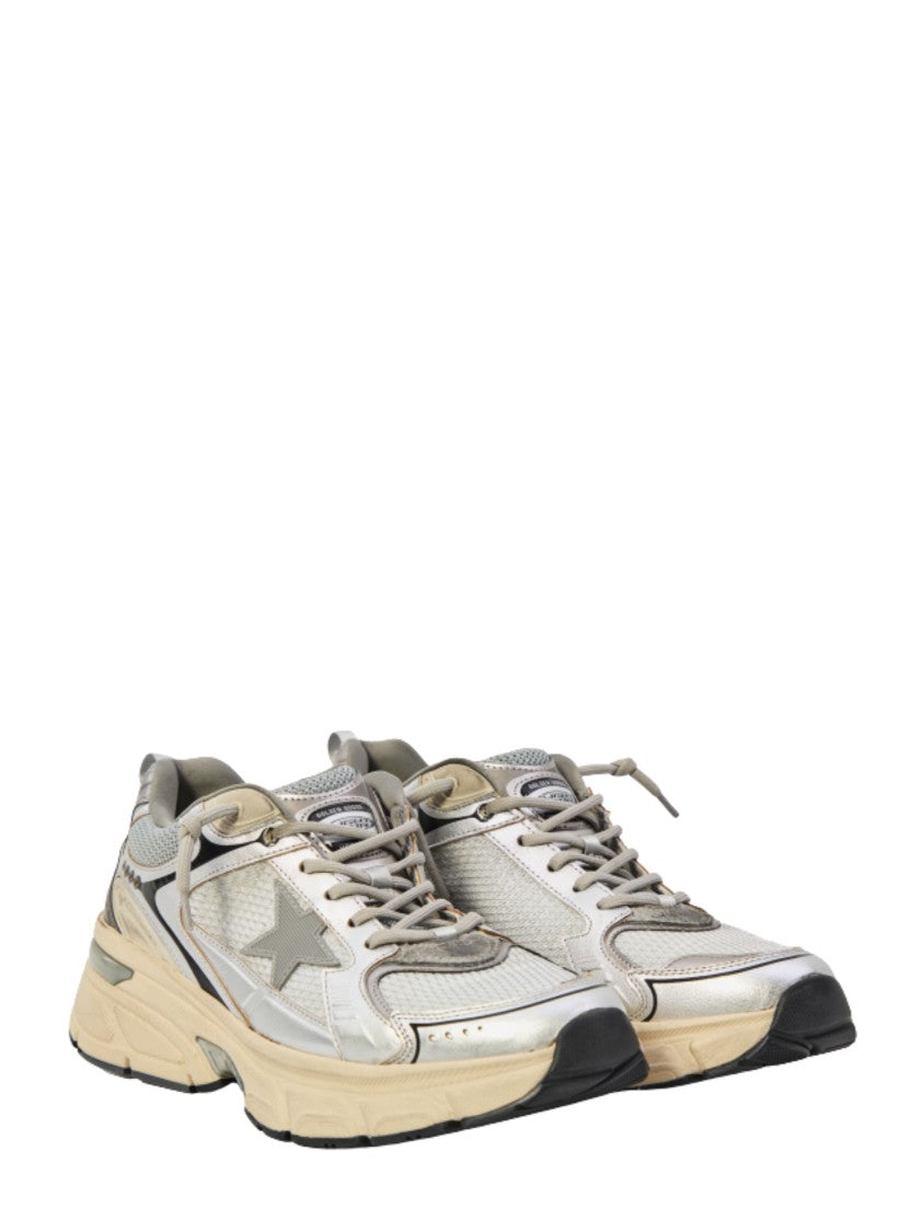 Golden Goose Grey Mesh Lightstar Sneakers