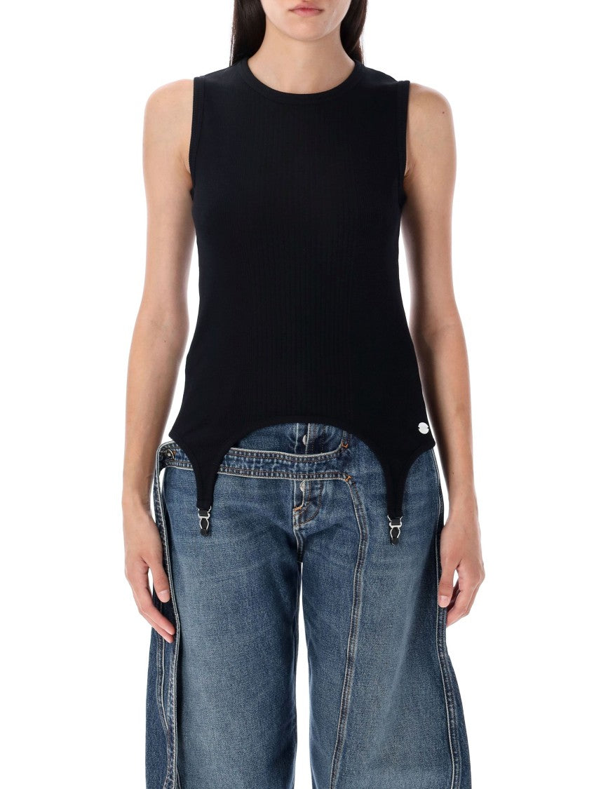Jean Paul Gaultier Ribbed "Lingerie" Top