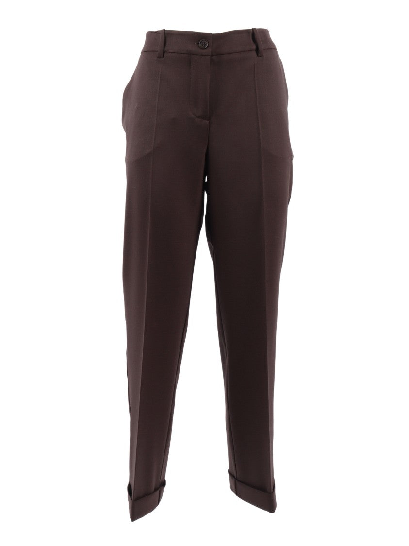 P.A.R.O.S.H. Slim Fit Tailored Pants With Design