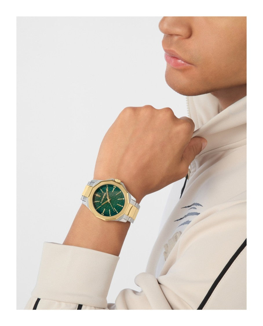 Plein Sport Onyx Ultra Bracelet Watch With Green Enamel Dial