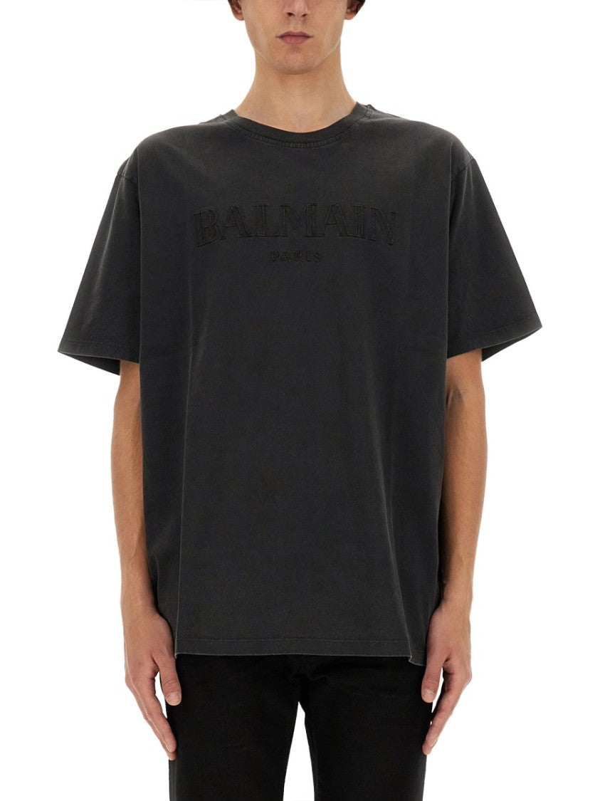 Balmain Black Oversized T-Shirt