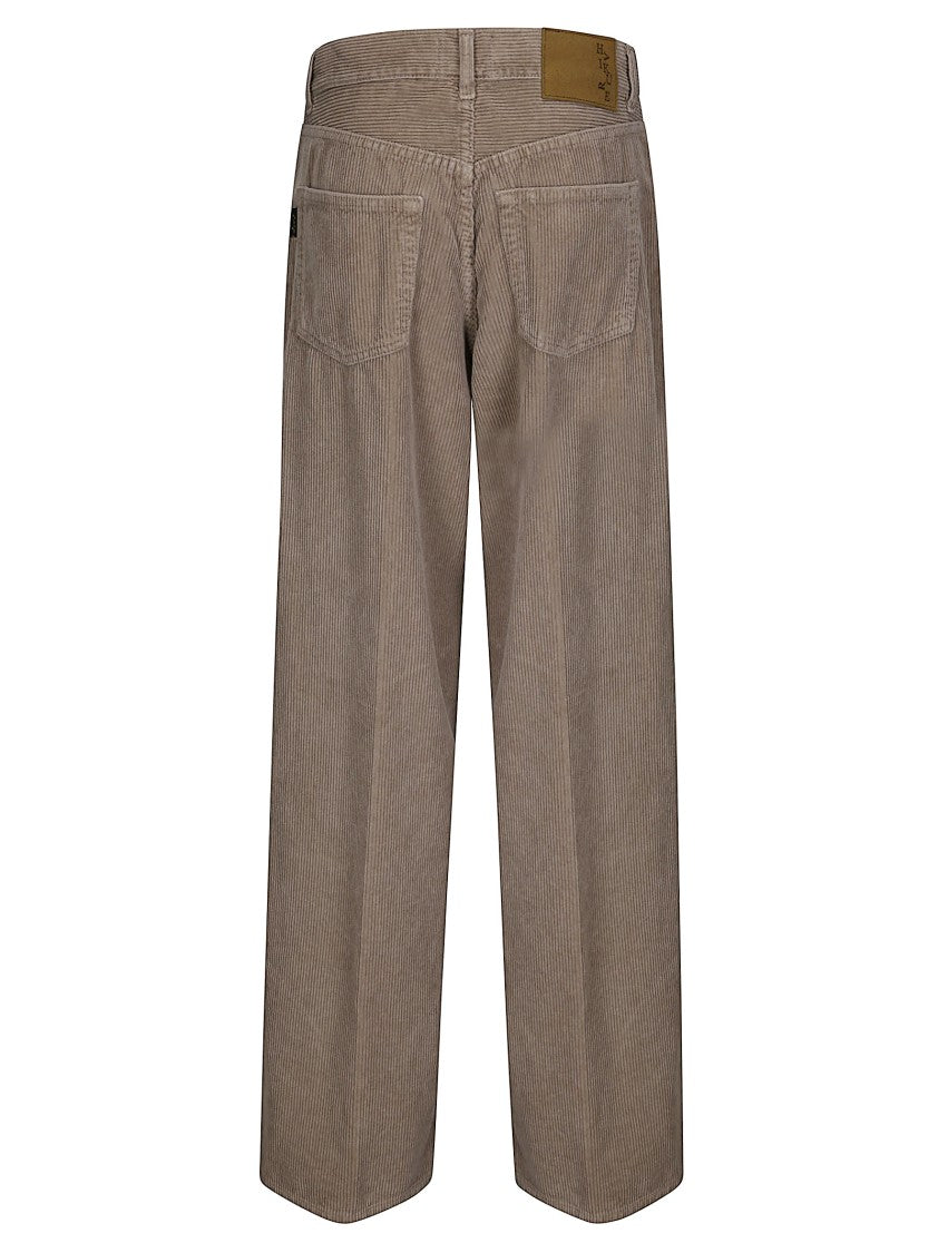 Haikure Wide-Leg Corduroy Jeans-Style Pants