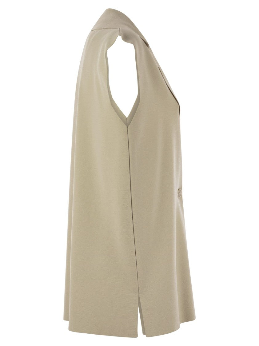 Fay Technical Viscose Knitted Vest