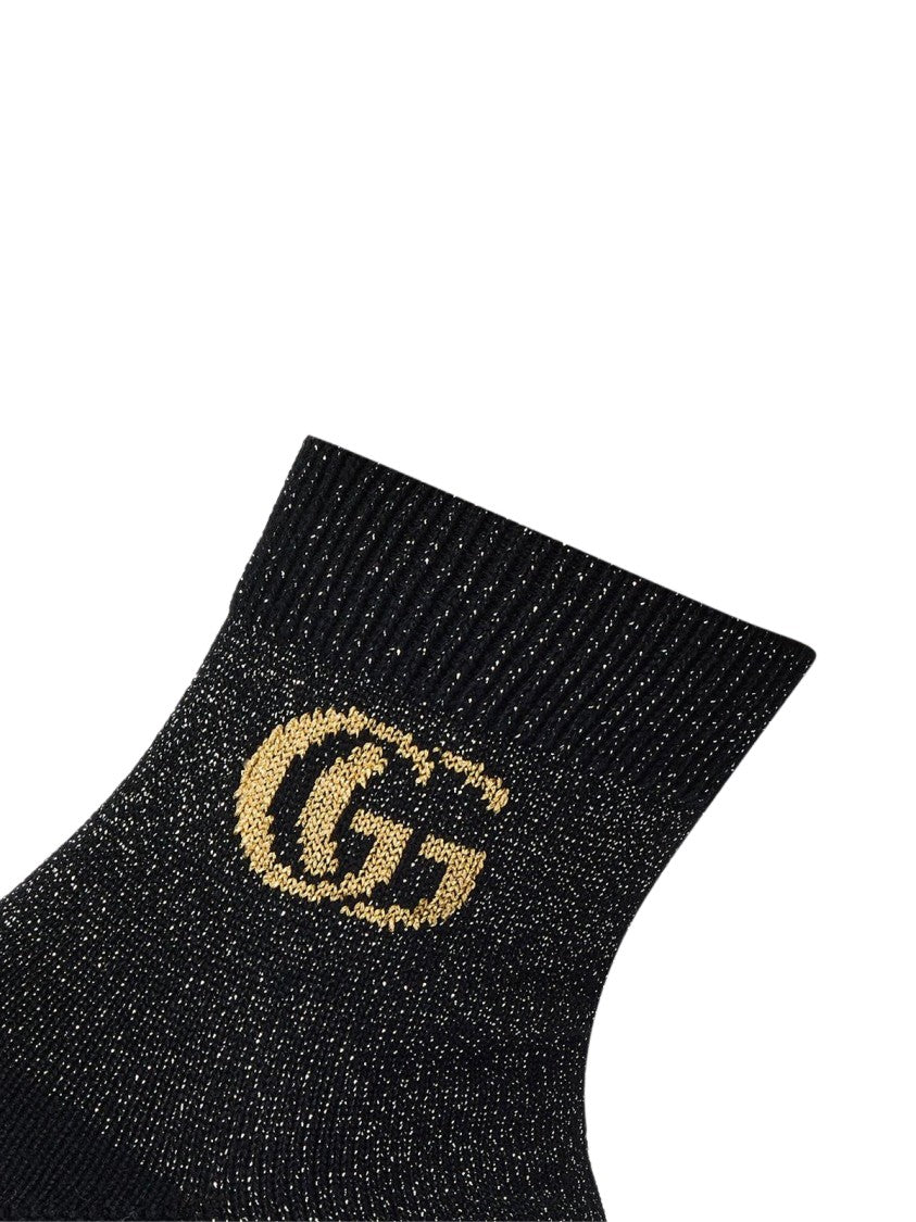 Gucci Gg Monogram Cashmere Ankle Socks