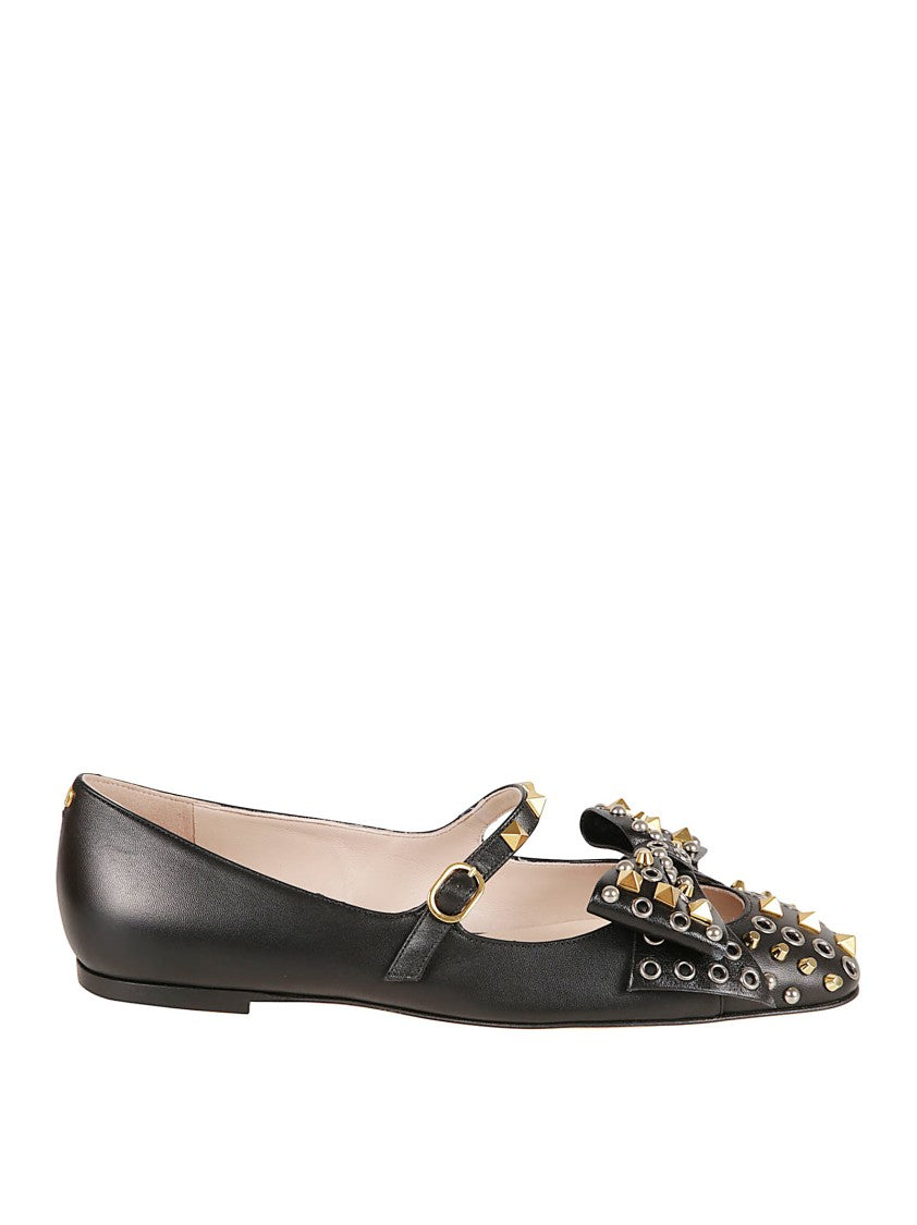 Valentino Garavani Ballerina Flats With Bow Detail