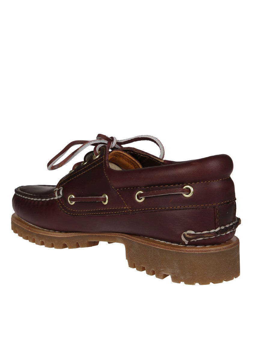 Timberland Burgundy Leather Boat Shoe