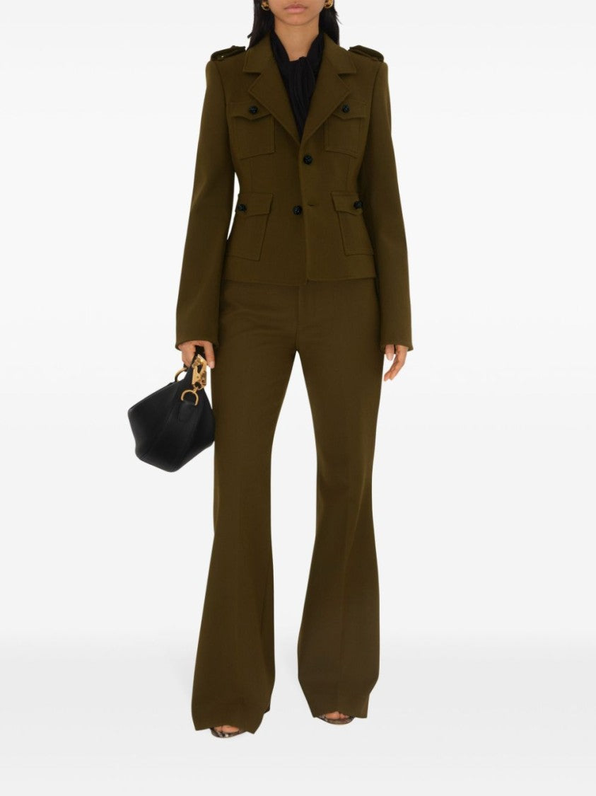 Burberry Crescent-Shaped Black Bag With Gold-Tone Hardware