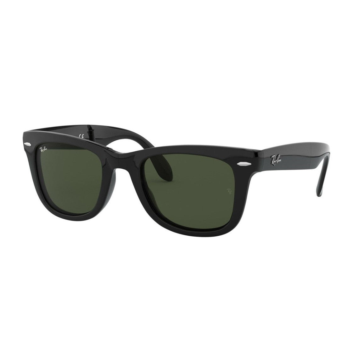 Ray Ban Black Folding Wayfarer Rb 4105 Acetate Square Sunglasses