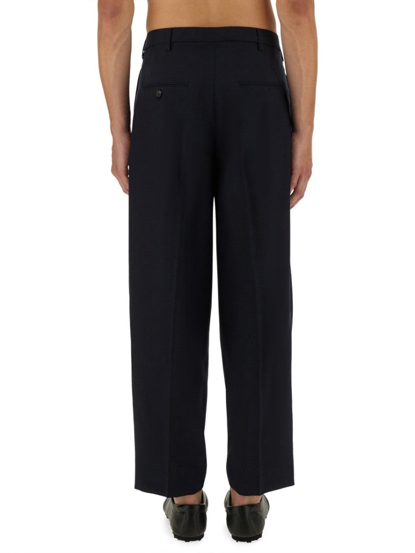 Marni High-Waisted Wide Leg Pants With Pleated Front
