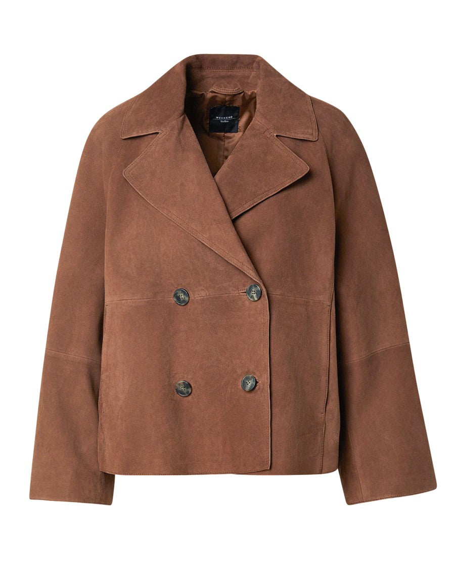 Max Mara Sospiro Terracotta Double-Breasted Jacket