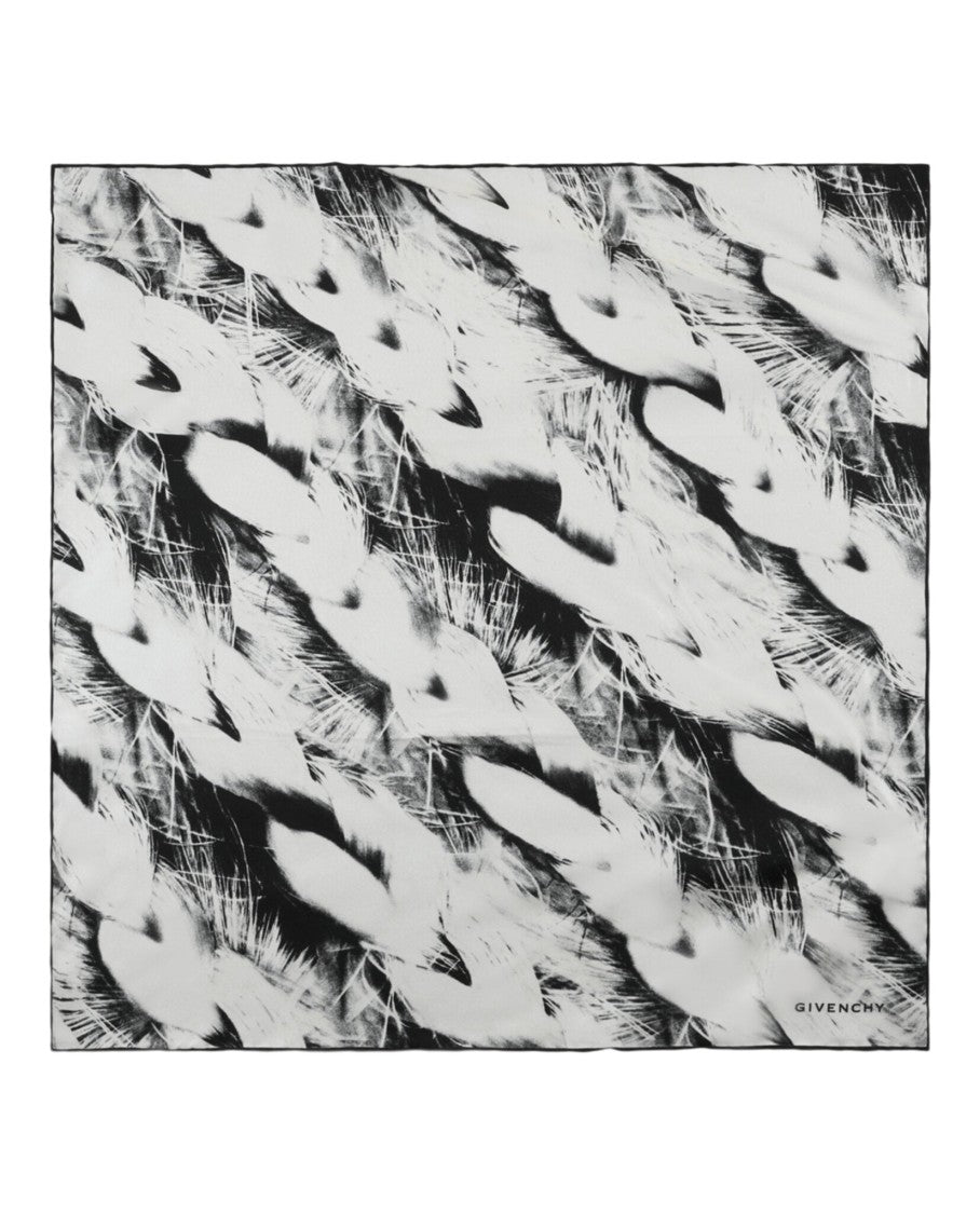 Givenchy Braid Print Silk Scarf