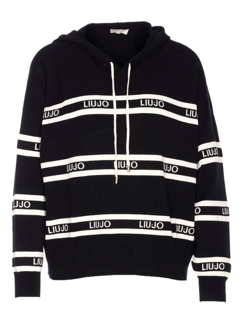 Liu Jo Relaxed Fit Hooded Sweater