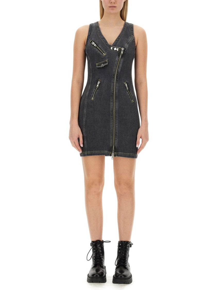 Moschino Slim Fit Denim Mini Dress