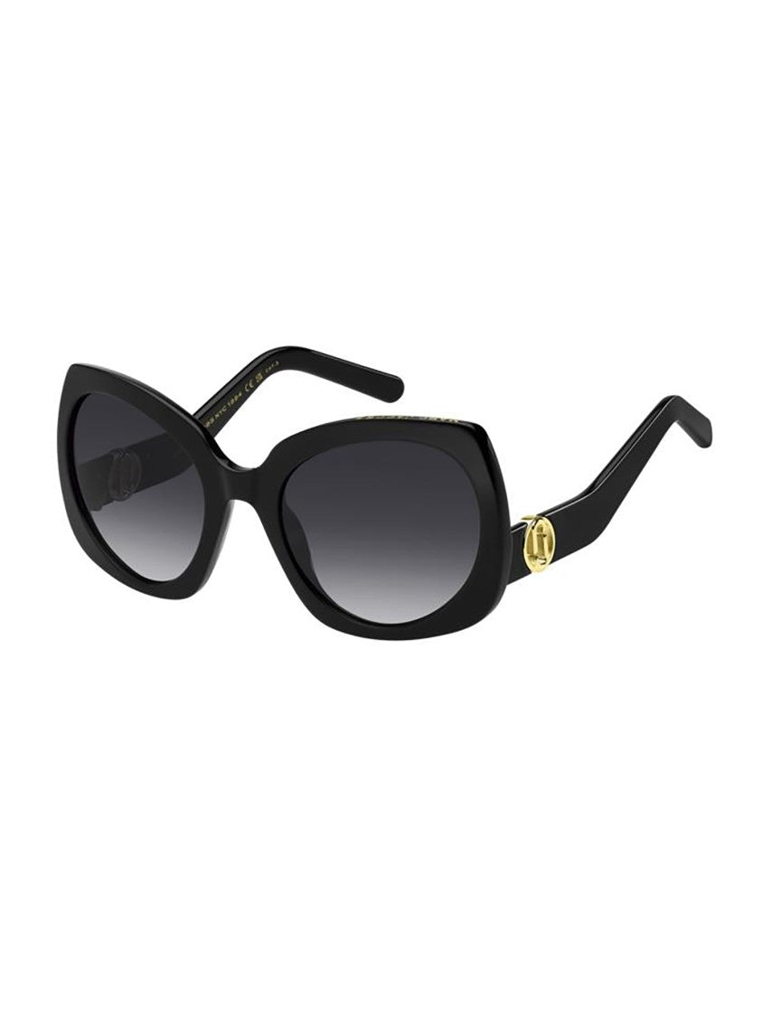 Marc Jacobs Black Marc 808/S Geometric Sunglasses