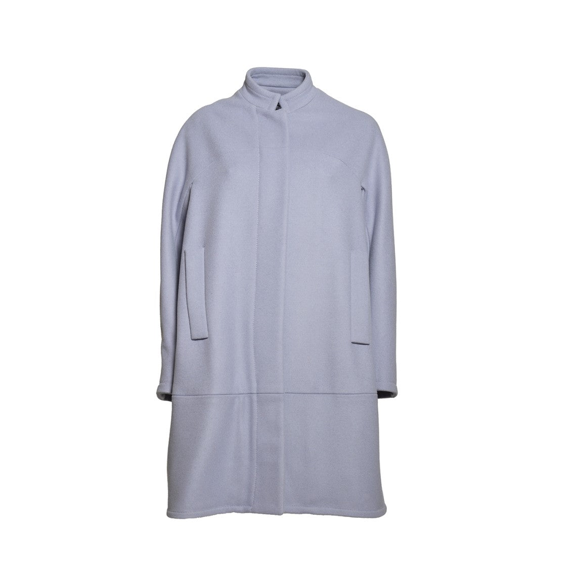 Gianluca Capannolo Short Single-Breasted Virgin Wool Blend Coat