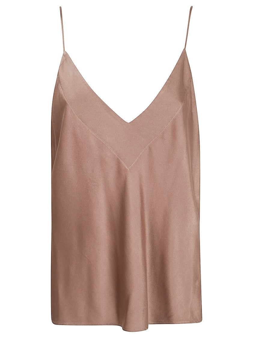 Forte Forte Silk Top With V-Neckline