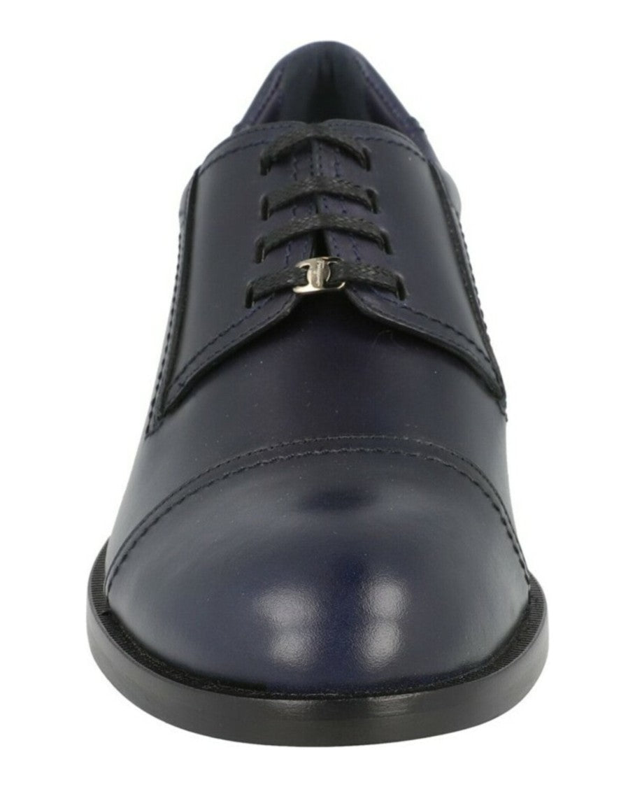 Ferragamo Farnon Div Leather Oxfords
