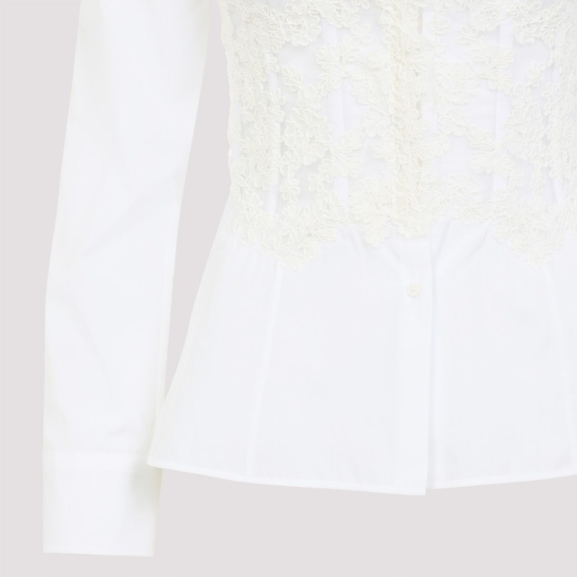 Ermanno Scervino White Cotton Shirt
