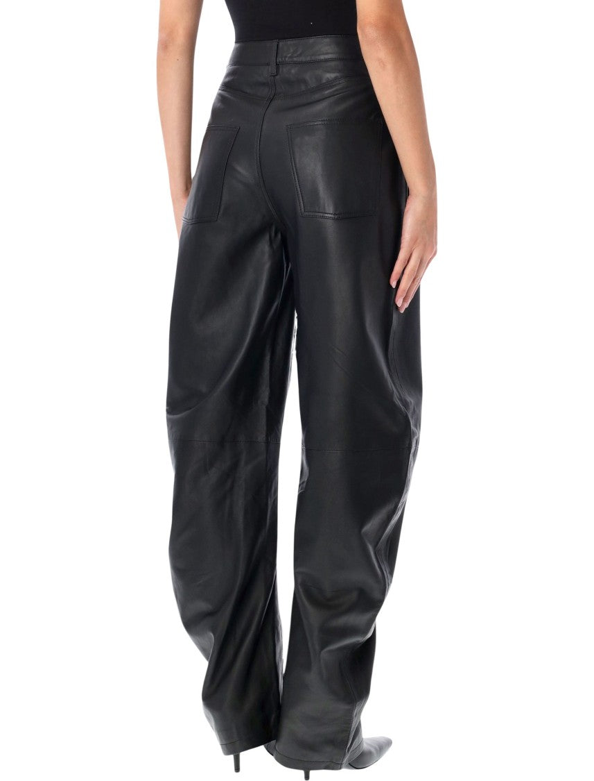 Rotate High-Waisted Voluminous Barrel Wide-Leg Pants