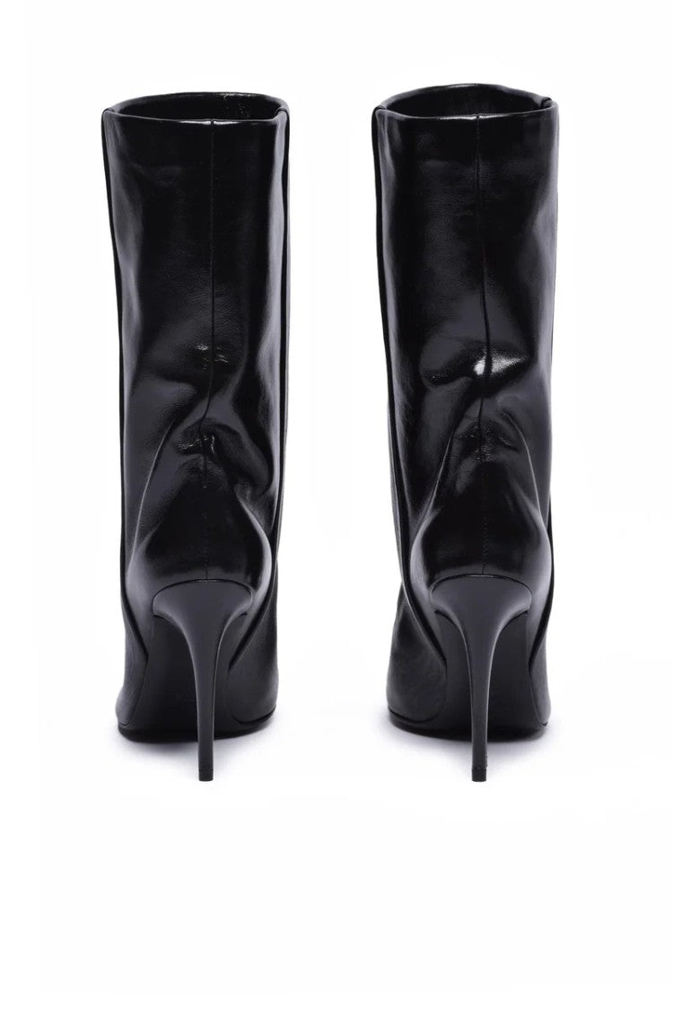 Brunofrisoni Asymmetrical Toe Ankle Boots - Black