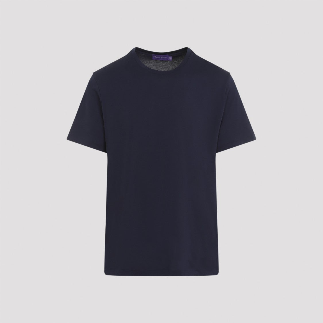 Ralph Lauren X Purple Label Short Sleeve Navy Blue Cotton T-Shirt