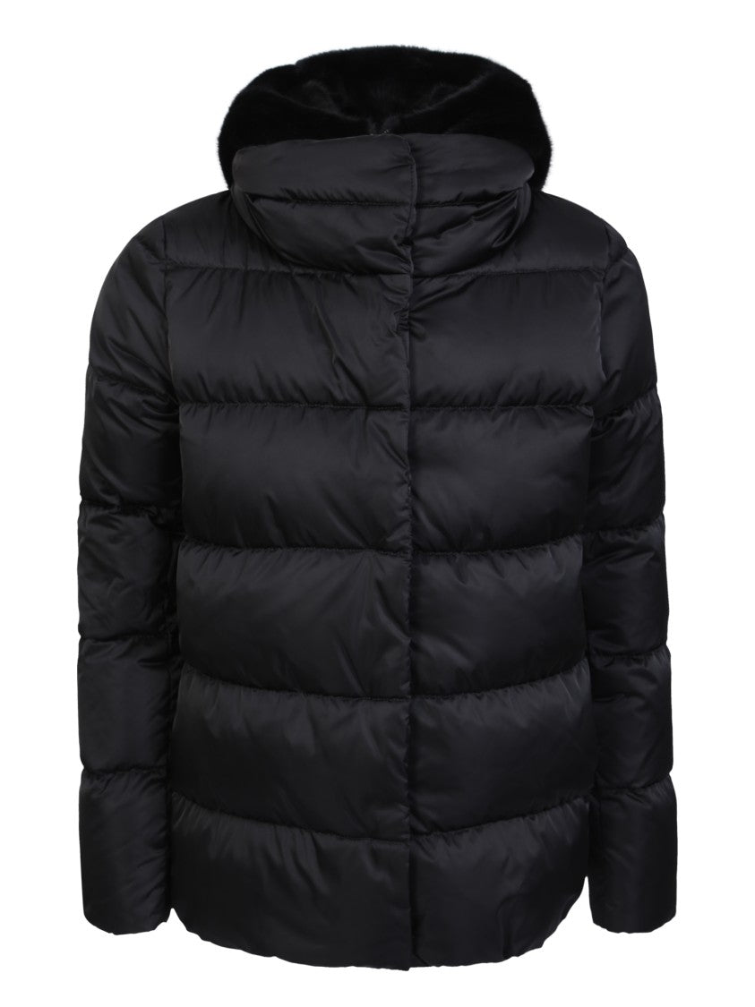 Herno Black Down Jackets