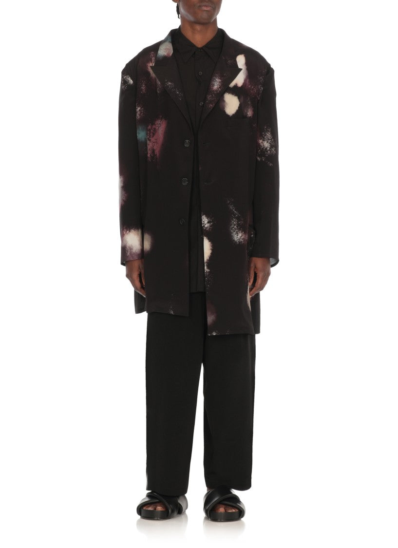 Yohji Yamamoto Black Silk Jacket