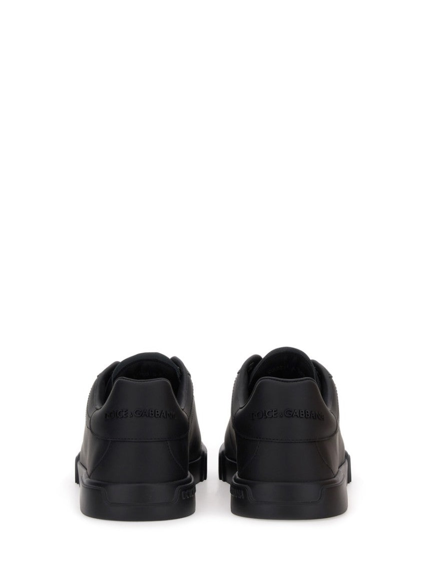 Dolce & Gabbana Portfino Low-Top Monochromatic Palette Leather Sneakers